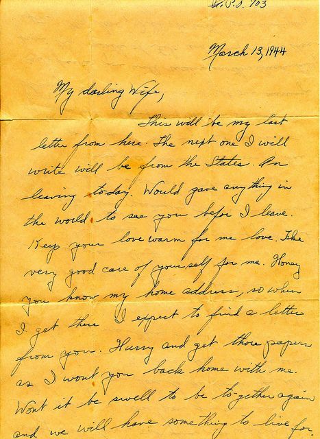 an example of an australian war casualty letter
