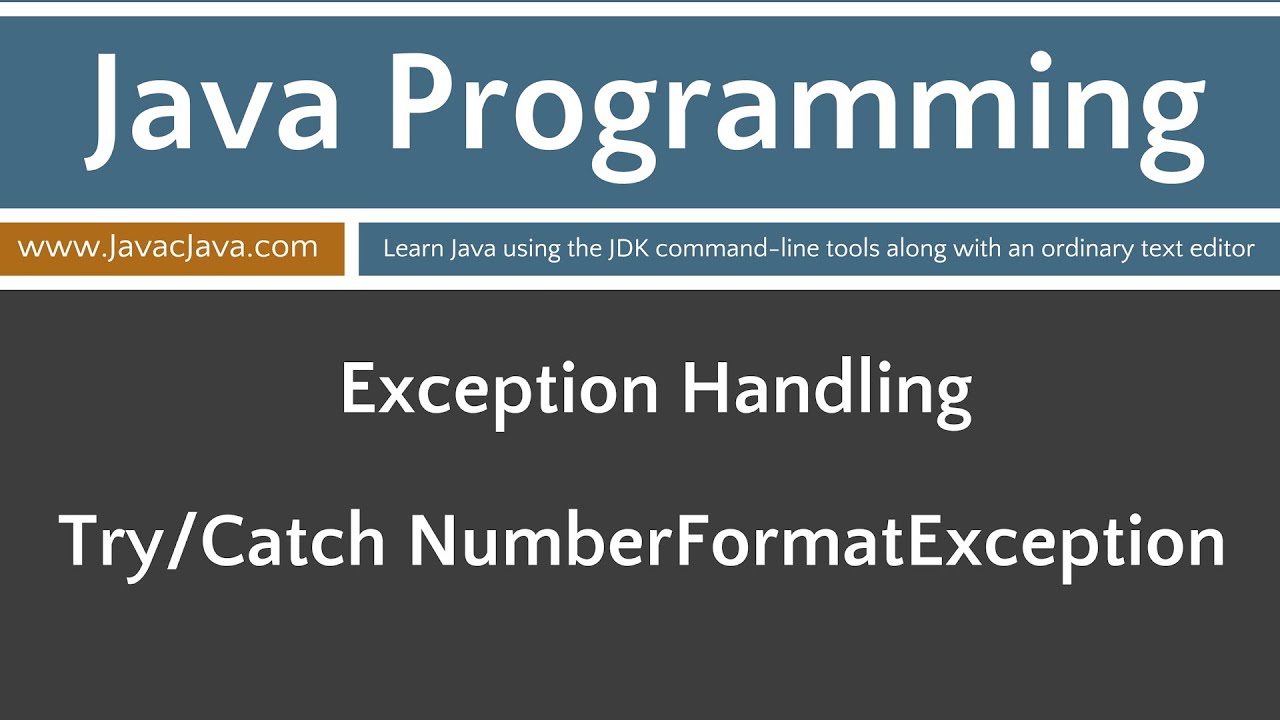try and catch java example