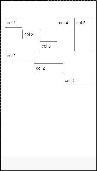 ionic 2 responsive grid example