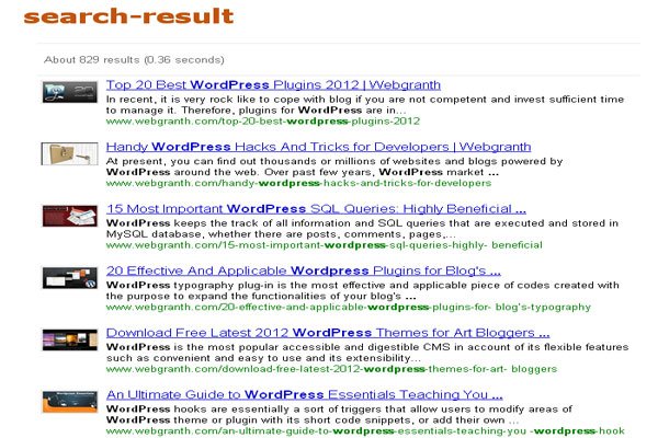 google custom search example sites