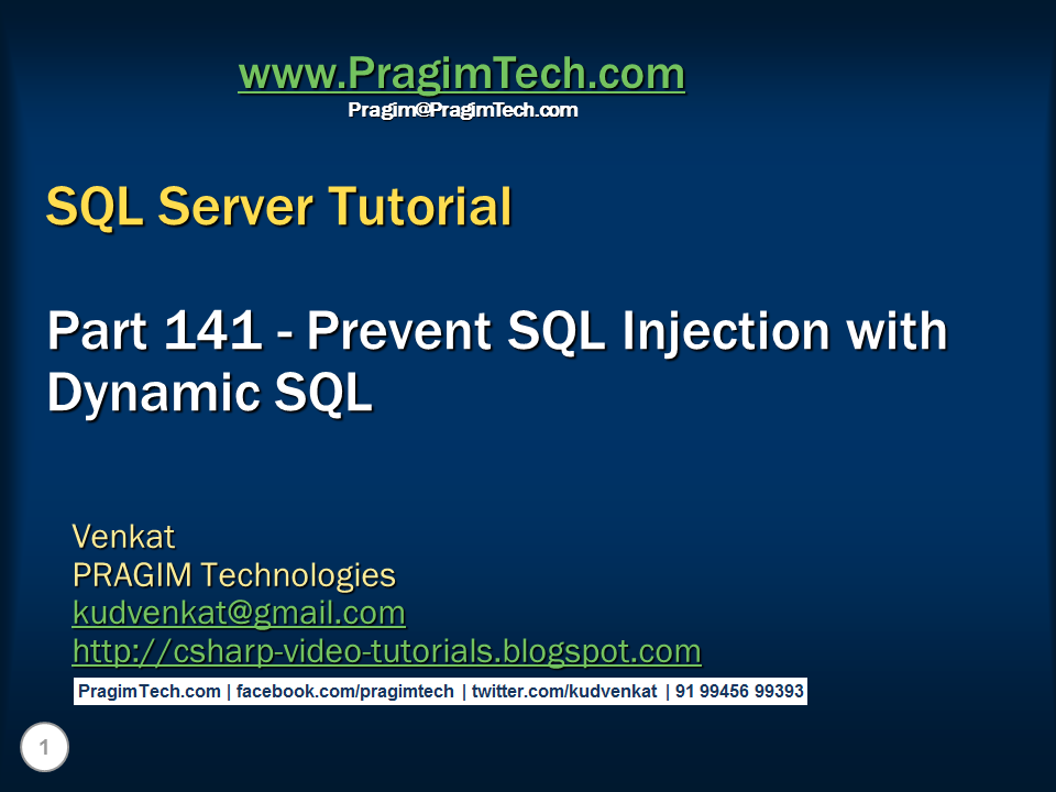 sql injection in sql server with example