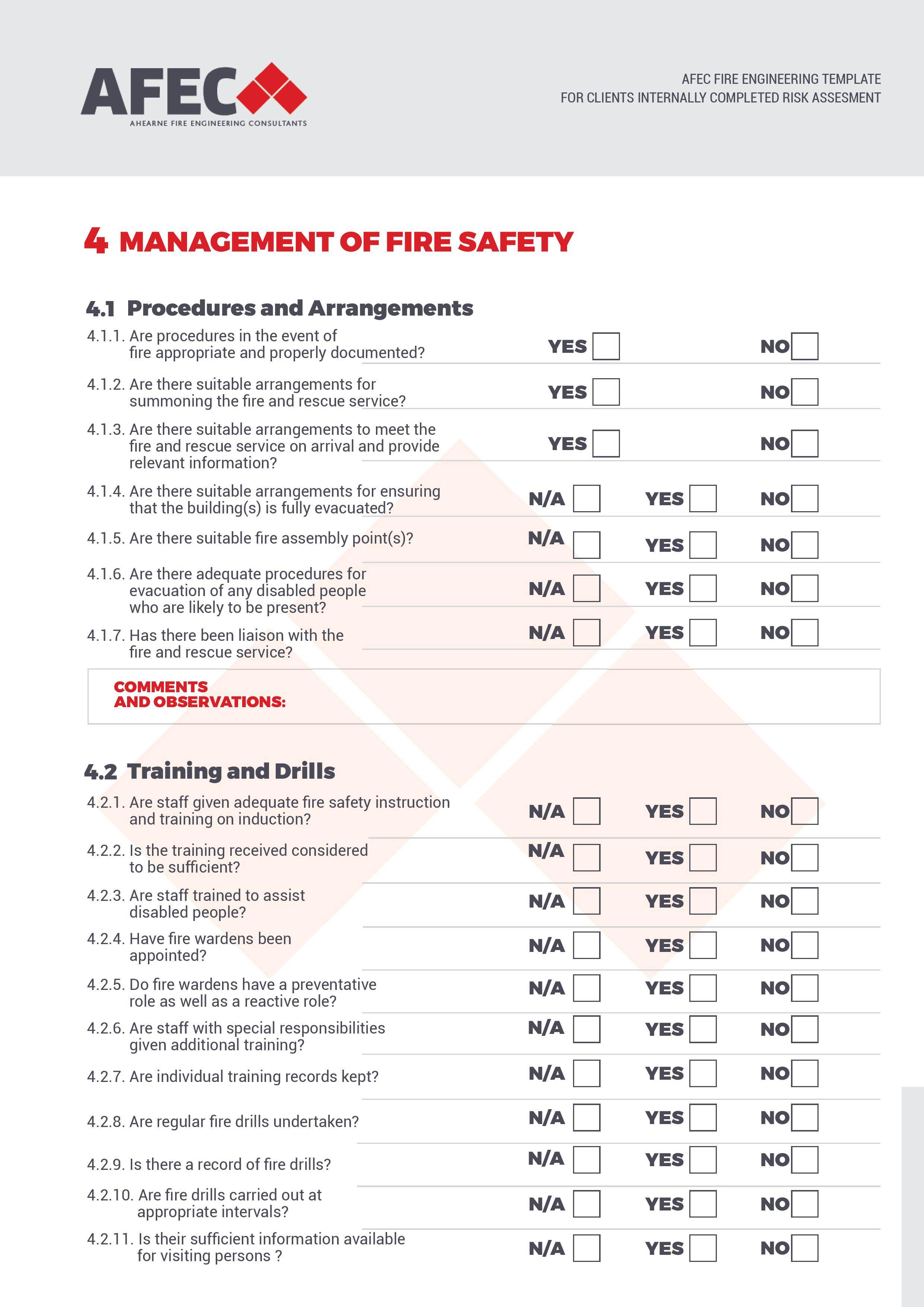 process hazard analysis checklist example