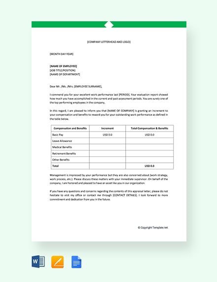 performance evaluation disagreement letter sample example