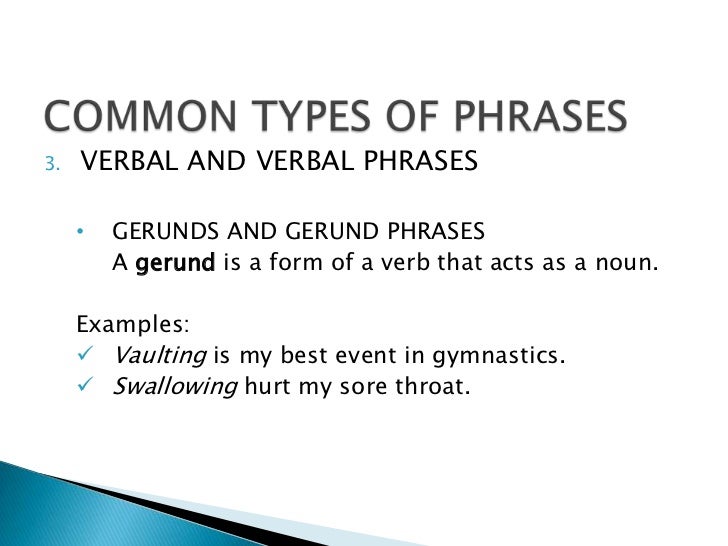 meaning of phrase and clause with example
