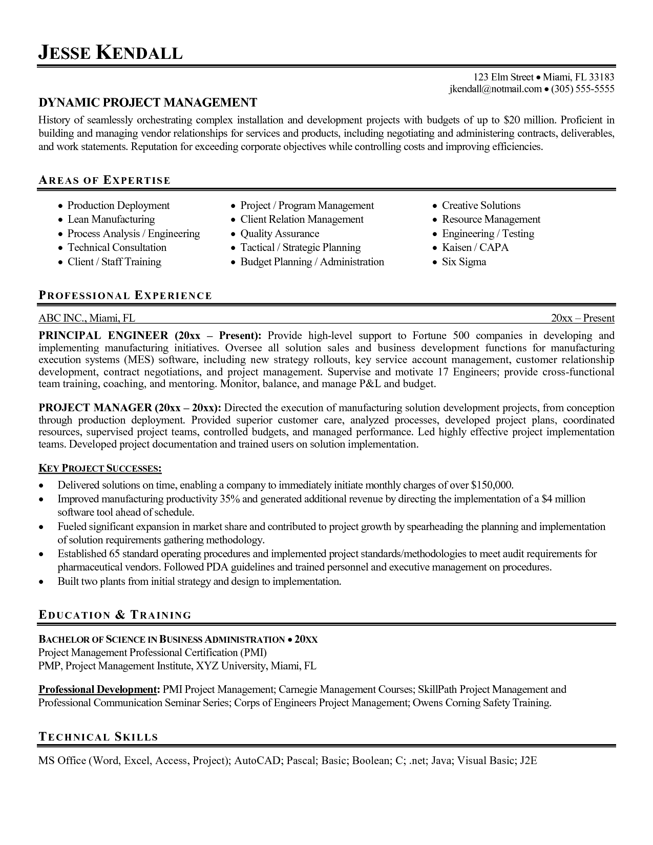bullet points in cover letter example