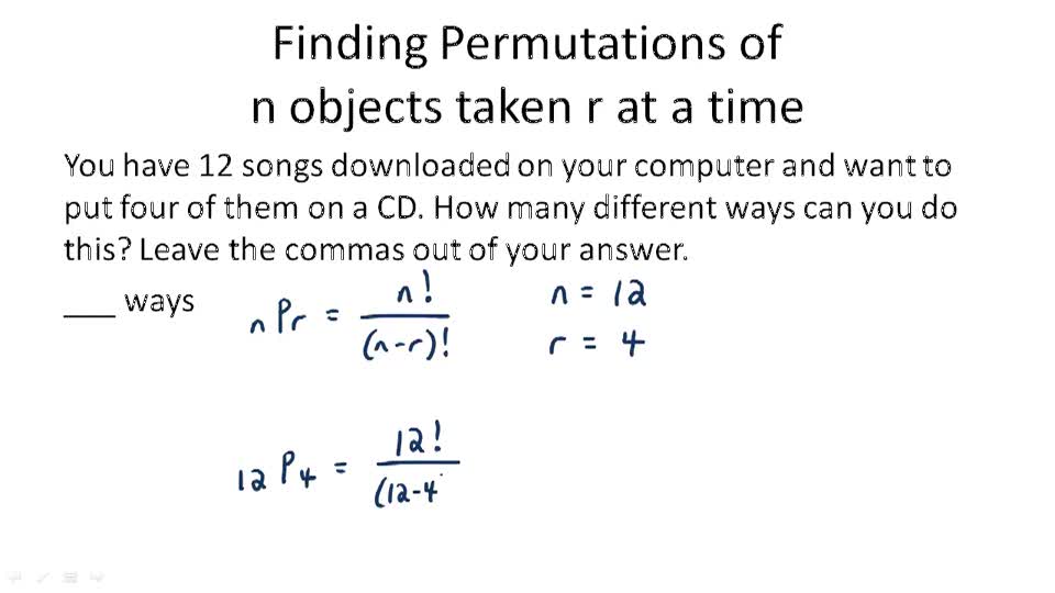 permutation and combination example problems