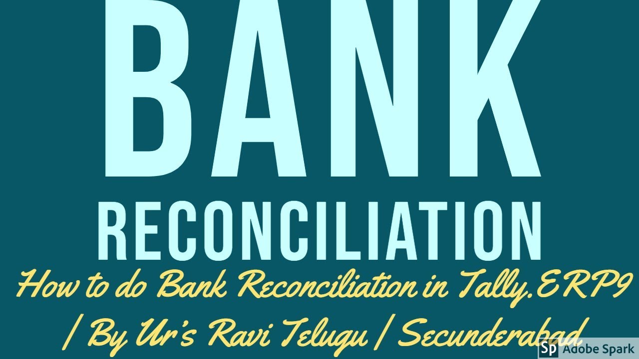 bank reconciliation example in tally