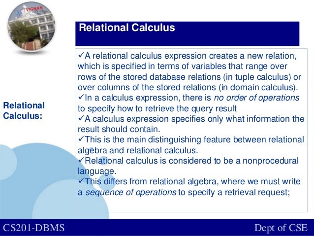 relational algebra queries example in dbms