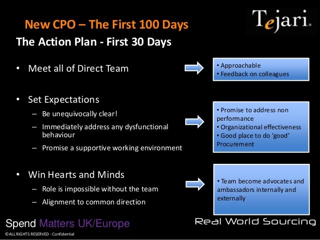 100 day action plan example