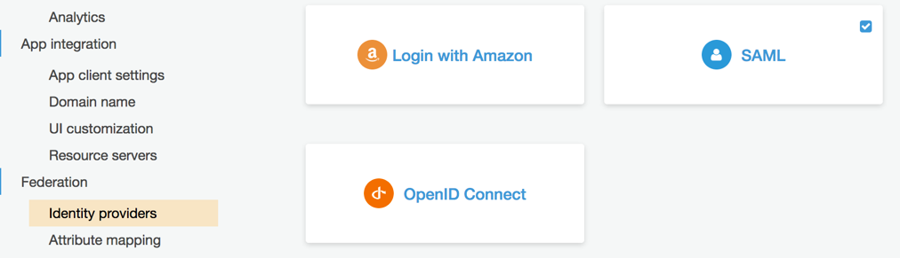 aws cognito user pools example