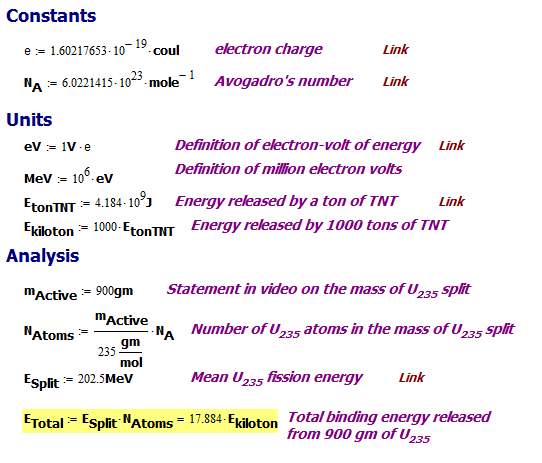 conversion of energy into mass example