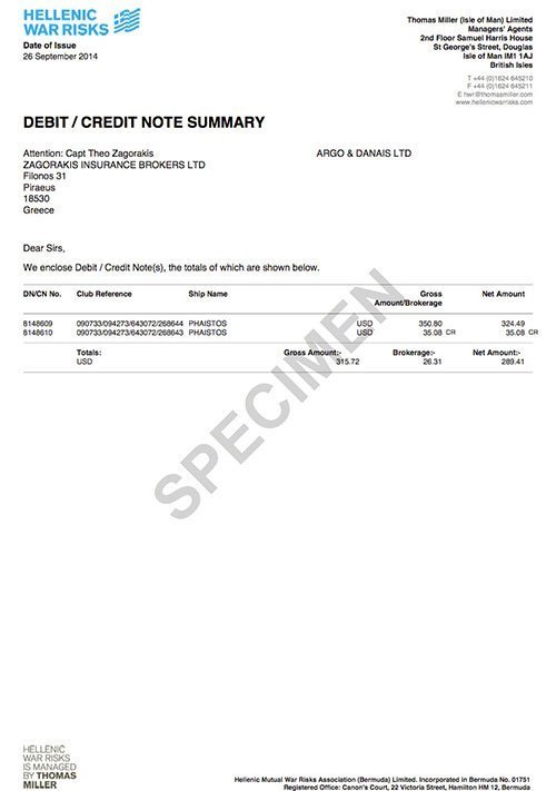 debit note and credit note with example