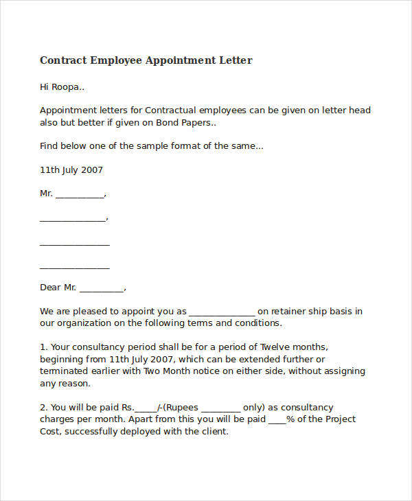 make a sales appointment letter example
