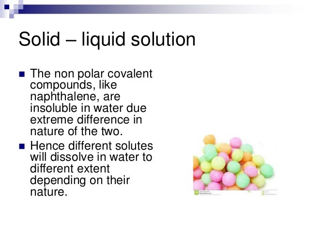 example of a liquid in a liquid solution
