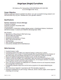 selection criteria cover letters example