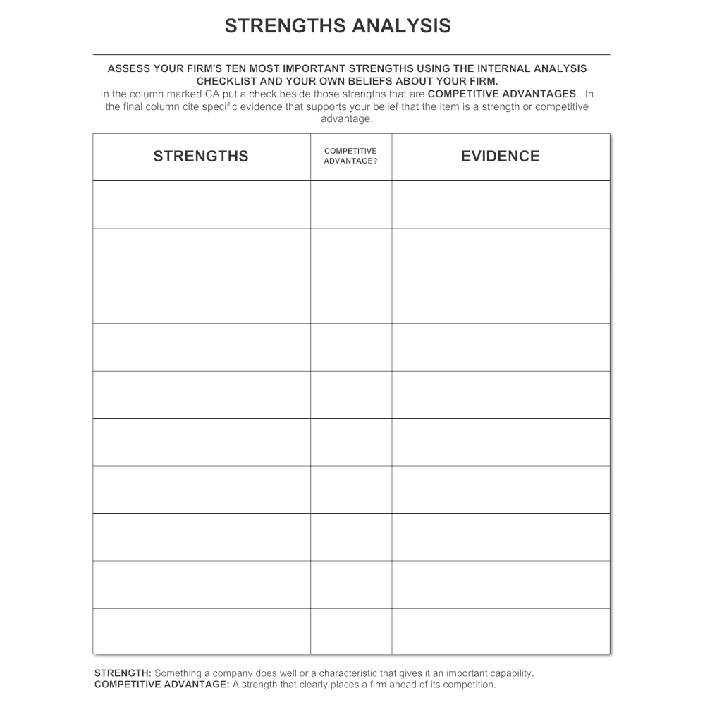 strengths of a study example