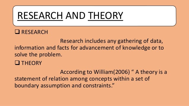 what is a theoretical framework example